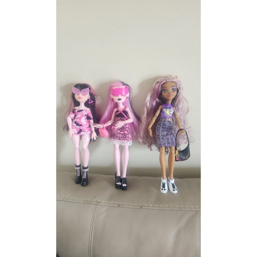 Mattel Monster High G3 Clawdeen &‎ Draculaura Fangtastic Roadtrip Set